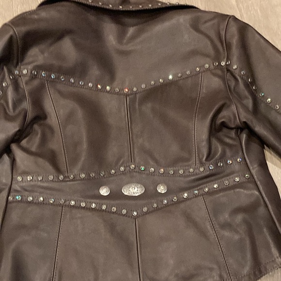 Custom Made Leather Jacket and Chaps set - Picture 7 of 14